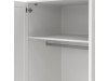 BIRGER 052, šatní skříň 3-dveřová 147cm, bílá