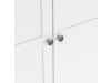 BIRGER 052, šatní skříň 3-dveřová 147cm, bílá