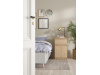 SIMPLICITY 221, noční stolek 1-dveřový se zásuvkou, jackson hickory