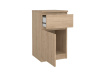 SIMPLICITY 221, noční stolek 1-dveřový se zásuvkou, jackson hickory