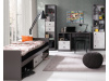 TOMIO R20, postel 90x200cm, grafit / enigma