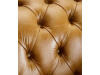 CHESTERFIELD LORD, pohovka 2-křeslo, kůže koňak