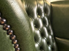 CHESTERFIELD QUEEN, čalouněné křeslo, kůže zelená