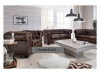 CHESTERFIELD LORD, sedací souprava 3+1+1, kůže hnědá