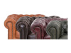 CHESTERFIELD LORD, sedací souprava 3+2+1, kůže hnědá