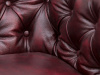 CHESTERFIELD LORD, sedací souprava 3+2+1, kůže bordó
