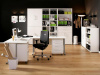 OFFICE 419, kontejner na kolečkách, bílá
