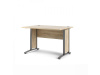 OFFICE 80400/70, psací stůl, silver grey / dub sonoma