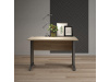 OFFICE 80400/70, psací stůl, silver grey / dub sonoma