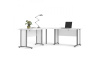 OFFICE 438, rohové nohy stolu, silver grey