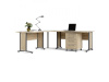 OFFICE 438, rohové nohy stolu, silver grey