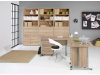 OFFICE 438, rohové nohy stolu, silver grey