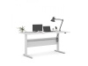 OFFICE 448, výškově nastavitelná podnož stolu, bílá