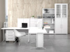 OFFICE 420, knihovna, bílá