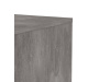 SIMPLICITY 231, komoda s 5-ti zásuvkami, beton / bílý lesk