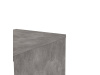 SIMPLICITY 233, komoda s 5-ti zásuvkami, beton / bílý lesk