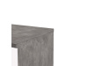 SIMPLICITY 238, noční stolek se zásuvkou, beton / bílý lesk