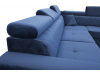 SILK, sedací souprava - levá, látka Mercedes 70 světle šedá