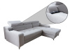 DARINA PREMIUM, sedací souprava - pravá, látka Massimo 415 světle šedá