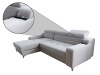 DARINA PREMIUM, sedací souprava - levá, látka Massimo 415 světle šedá