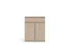 SIMPLICITY 234, komoda 2-dveřová se zásuvkou, jackson hickory