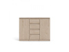 SIMPLICITY 236, komoda 2-dveřová se 4-mi zásuvkami, jackson hickory