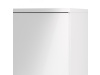 SIMPLICITY 287, šatní skříň 2-dveřová se zásuvkou, bílý lesk