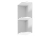 ROYAL, horní skříňka rohová G25PZ, bílá