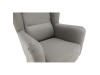 BELEK, designové křeslo, látka Lux 26 capuccino / Evo 26 vzor