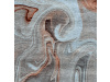 RENOX 2, koberec 120x180cm, béžová / krémová / bílá / vzor