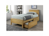 MIDEA, postel 90x200cm, dub
