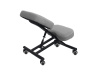 KILIAN, klekačka ergonomická, černá / látka světle šedá
