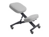 KILIAN, klekačka ergonomická, černá / látka světle šedá