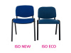 ISO ECO, konferenční židle, černá / látka tmavě modrá