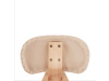 GROCO, ergonomická klekačka, buk / látka krémová