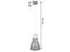 AIDEN 3, lampa visící, šedá