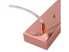AVIER 4, závěsná lampa v retro stylu, rose gold