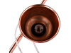 AVIER 4, závěsná lampa v retro stylu, rose gold