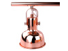 AVIER 4, závěsná lampa v retro stylu, rose gold