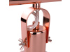 AVIER 4, závěsná lampa v retro stylu, rose gold