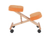 FLONET, ergonomická klekačka, buk / látka oranžová