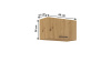 MONROVIA, horní skříňka 1-dveřová 60 GU-36 1F, dub artisan