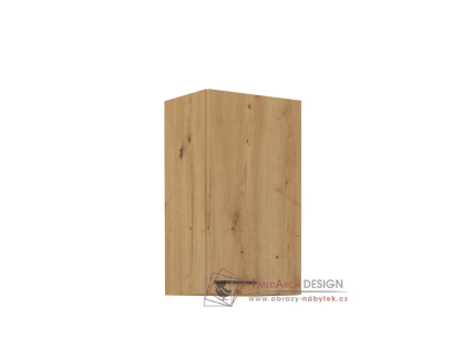 MONROVIA, horní skříňka 1-dveřová 40 G-72 1F, dub artisan