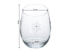 SNOWFLAKE STRIK, sklenice 530ml - sada 4ks, sklo s krystaly