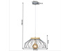 TREX 2, visící lampa, šedá / přírodní