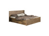 ARMENY, postel 160x200cm, dub ribbeck