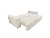 HARPERA BIG SOFA, pohovka rozkládací, látka smetanová