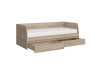 NORTY 28, postel 90x200, dub sonoma