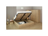 DOLI, postel 180x200 cm, dub sonoma