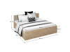 DOLI, postel 180x200 cm, dub sonoma